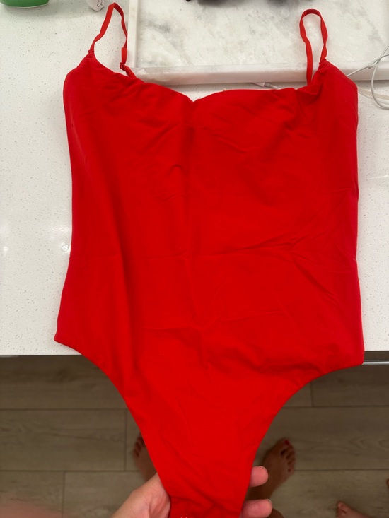SKIMS Other - SKIMS Red fits everybody cami Bodysuit